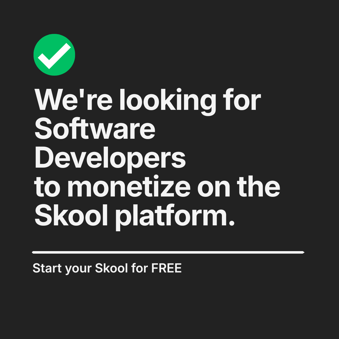 Skool Facebook ad