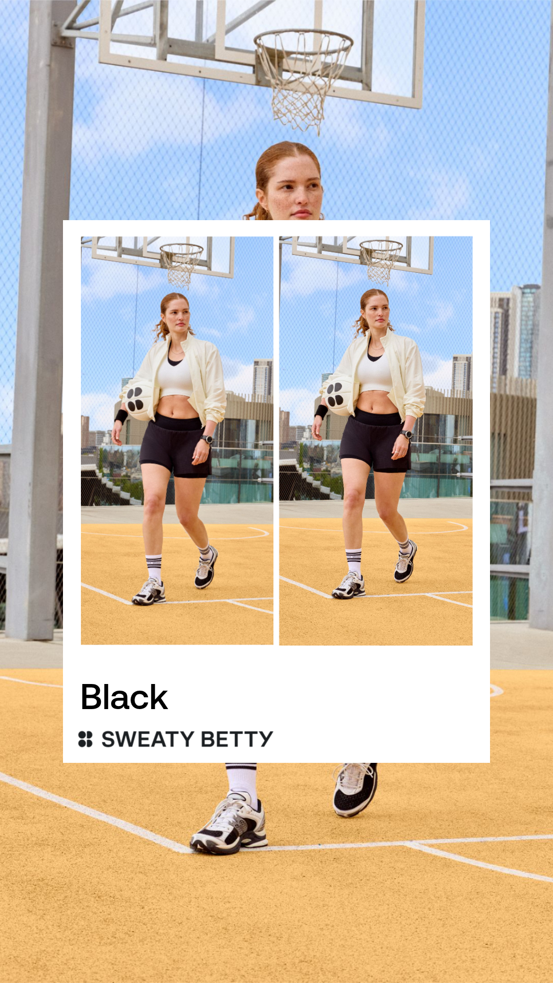 Sweaty Betty Facebook ad
