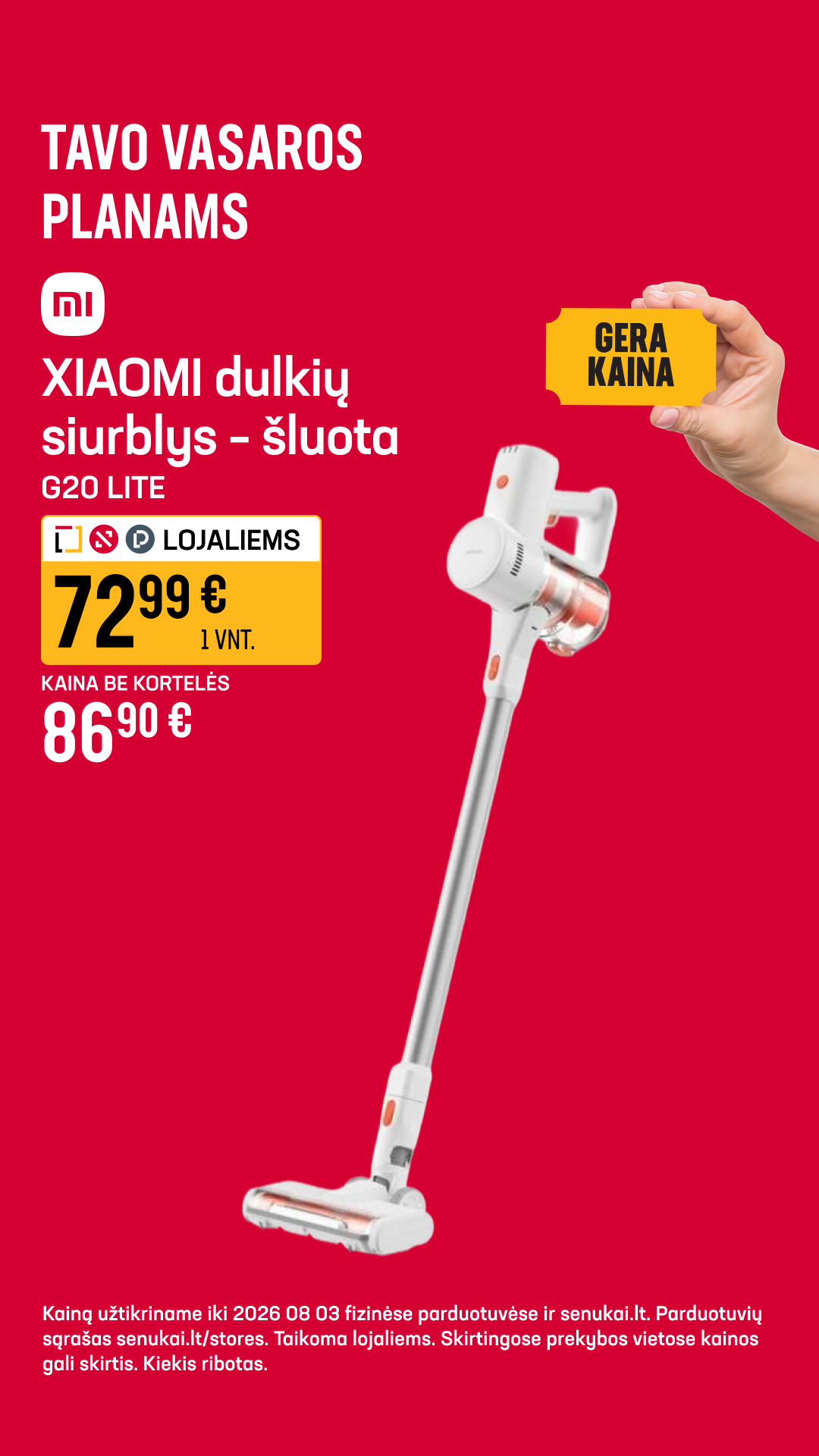 Senukai Facebook ad