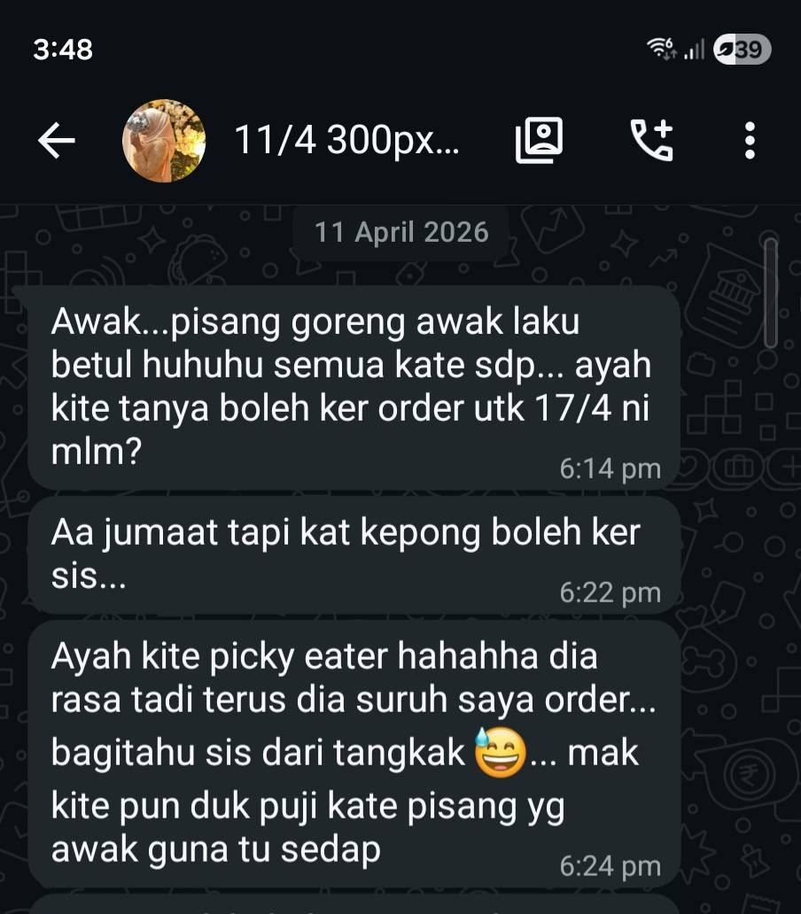 Street Pisang Goreng Facebook ad: Street Pisang Goreng