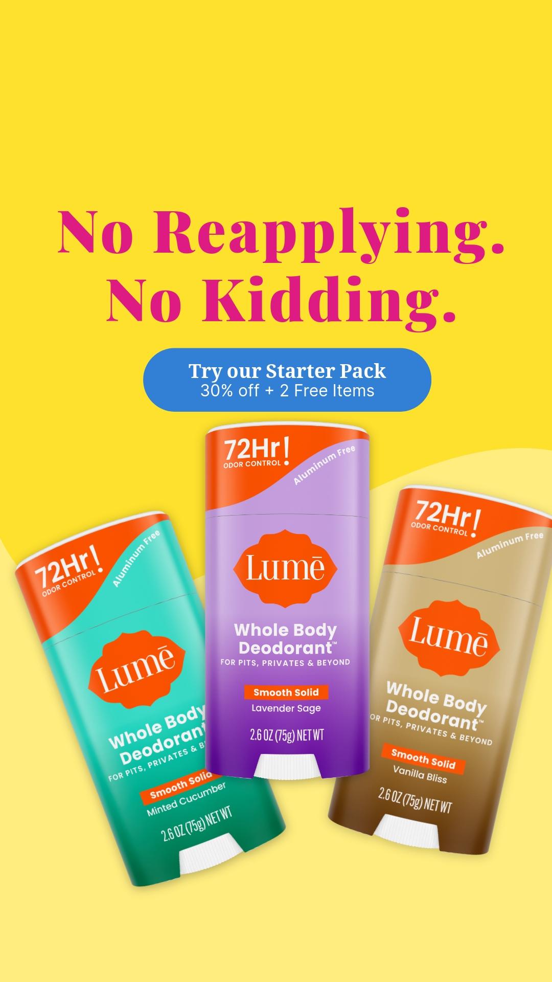 Lume Deodorant Facebook ad