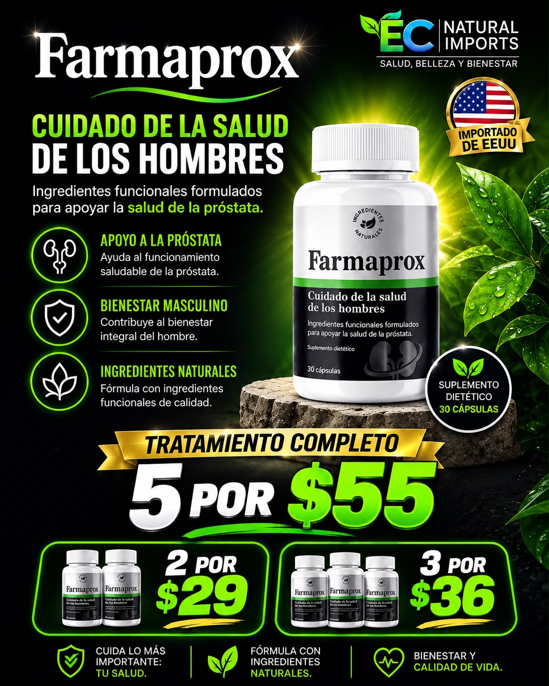 EC Natural Imports Facebook ad from Aug 18, 2026
