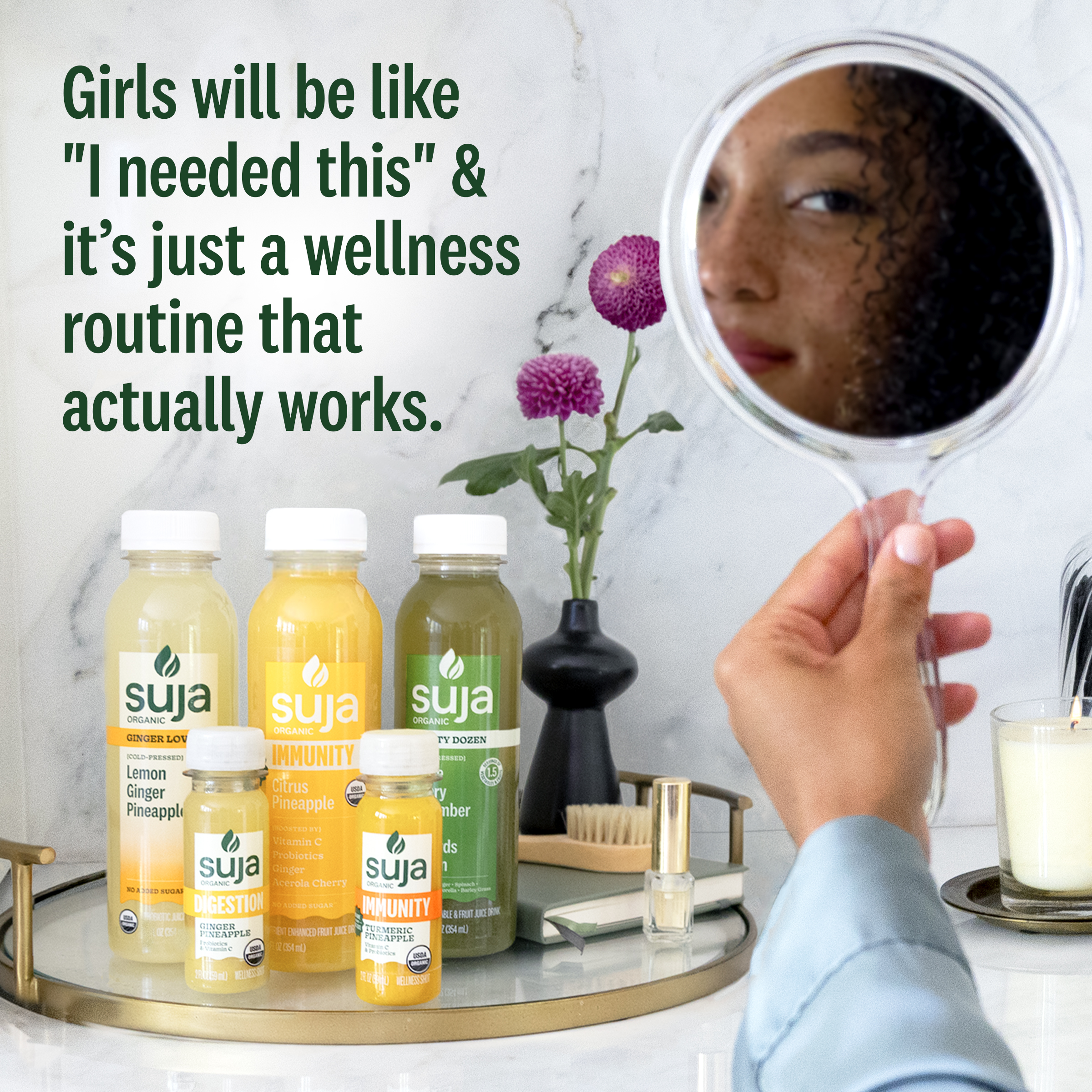 SUJA Organic Facebook ad