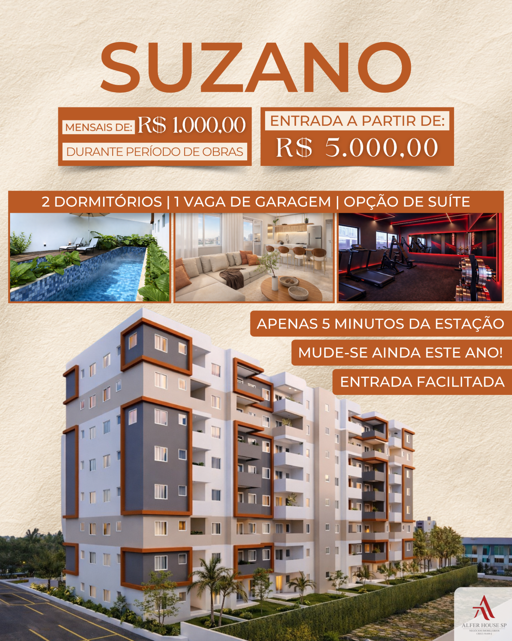 Alfer House Facebook ad: Entrada Facilitada
