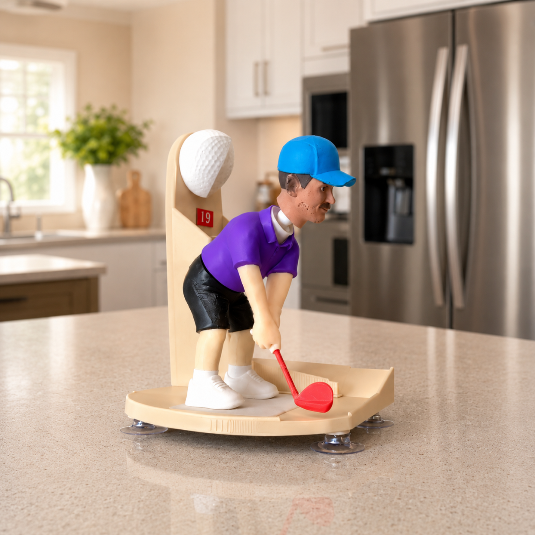 Soufeel Present Facebook ad: Level Up Your Home Bar: Golf Cap Launcher