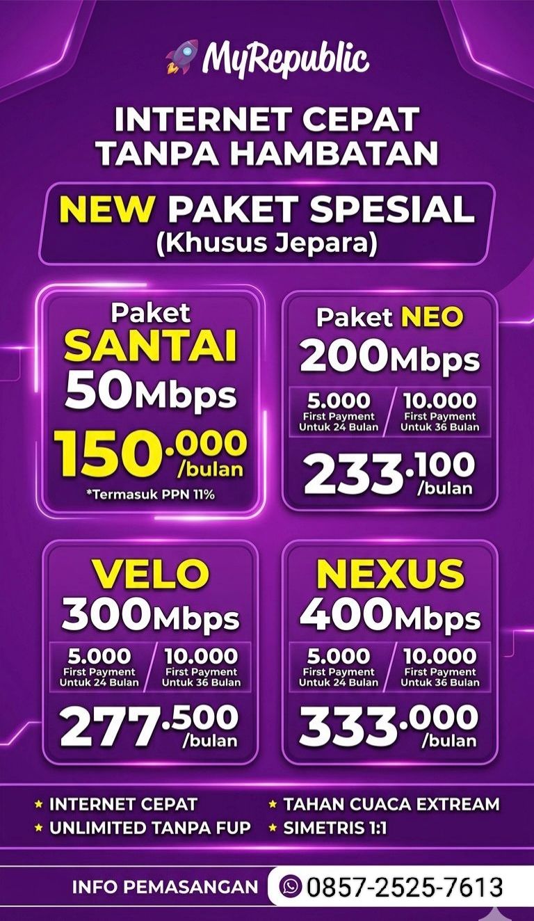 Alan MyRepublic Jepara Facebook ad
