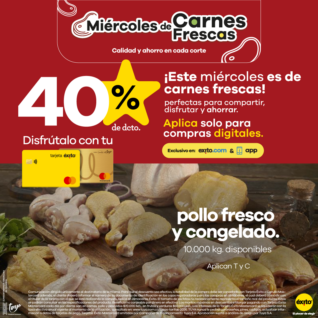 Éxito Facebook ad