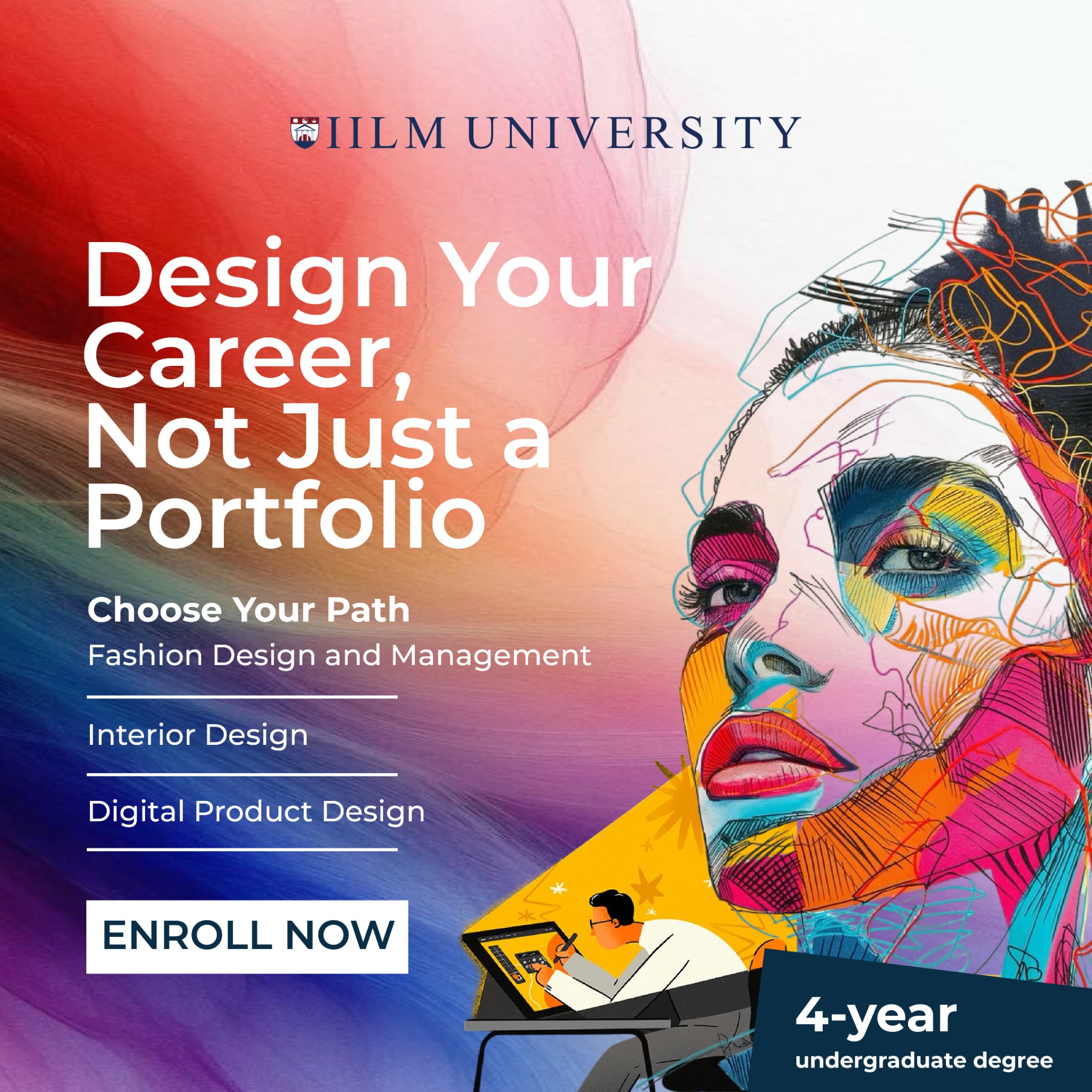 IILM University, Gurugram Facebook ad from May 21, 2026