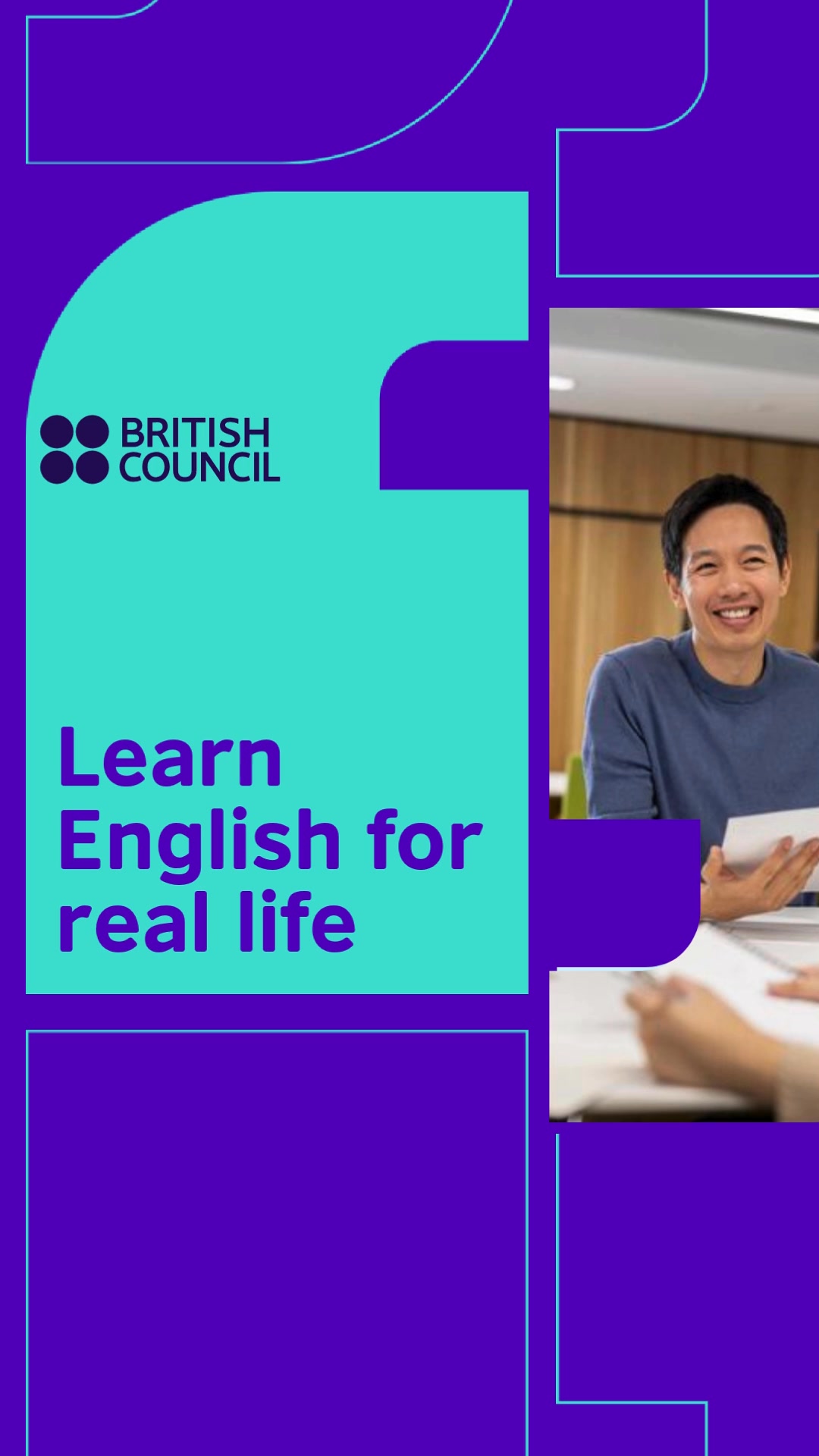 British Council Singapore Facebook ad: Speak English with confidence today!