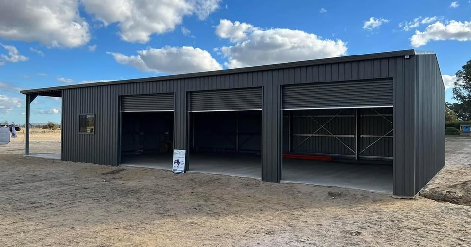 Out An About Sheds Facebook ad: WEST AUSTRALIAN MADE SHEDS, manufactured locally.
