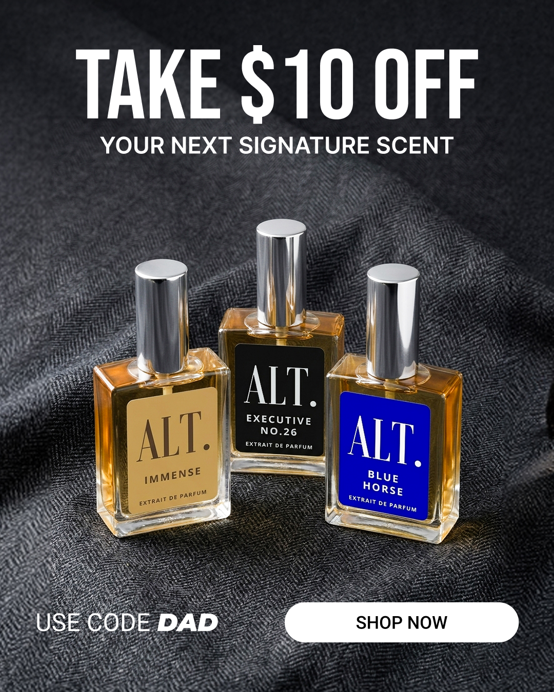 ALT. Fragrances Facebook ad