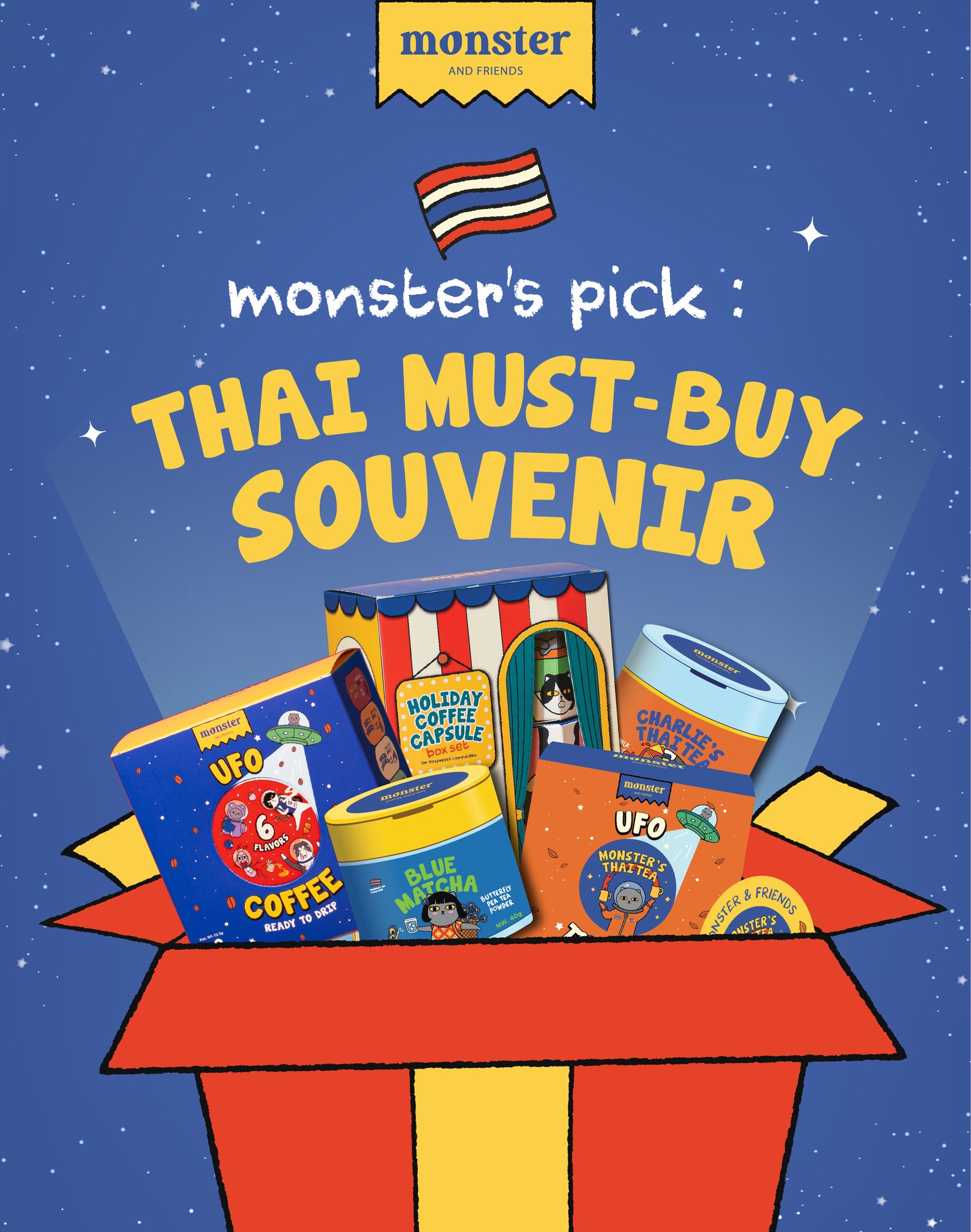 Monster and Friends Facebook ad: Monster's Pick: Thai Must-Buy Souvenir