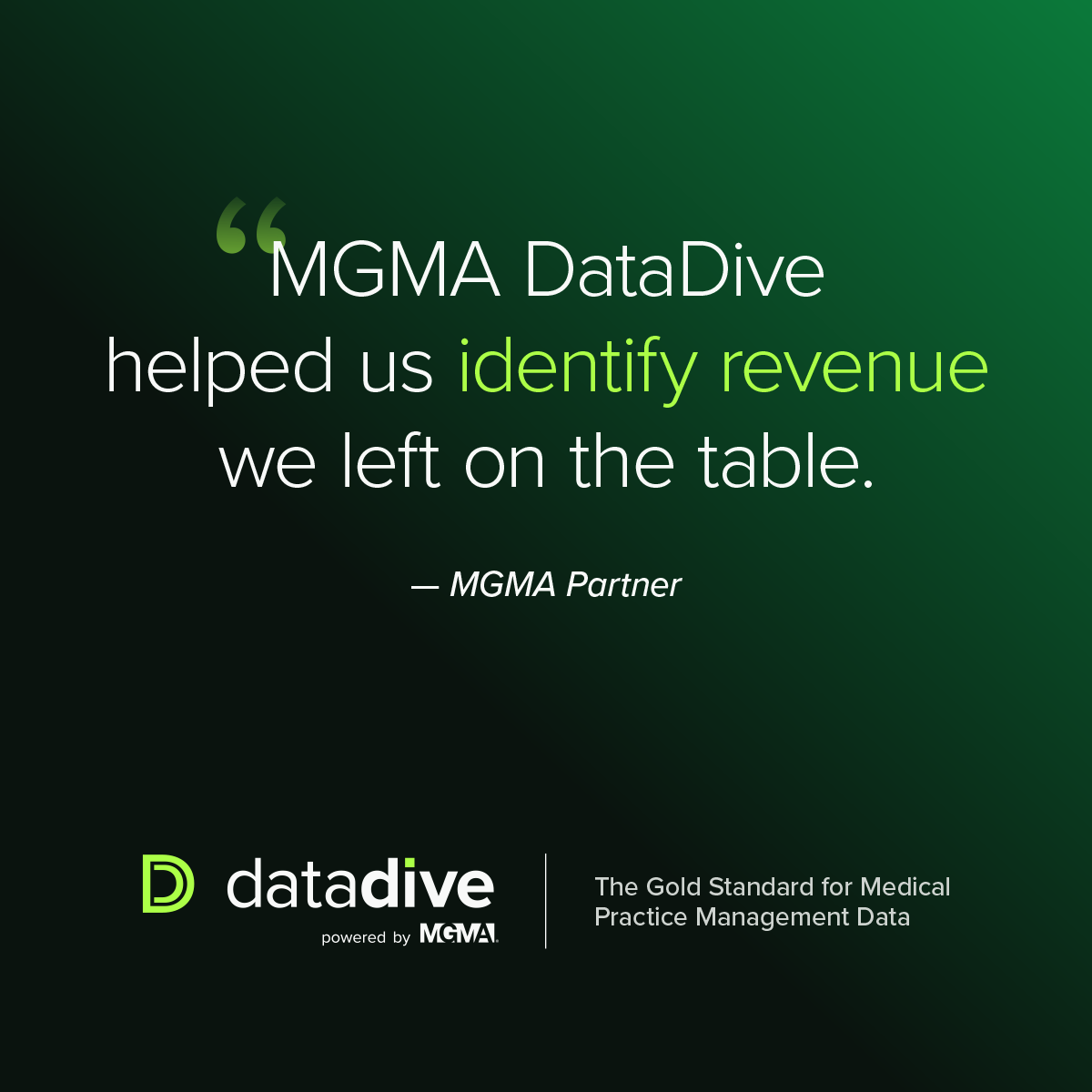 Medical Group Management Association (MGMA) Facebook ad: Access the Latest Data on Provider Pay