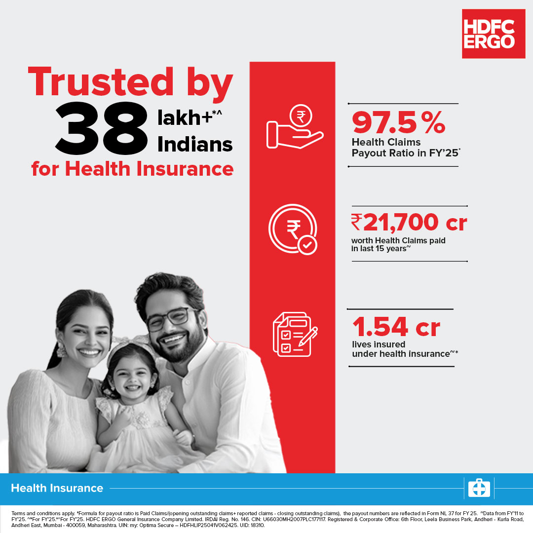 HDFC ERGO General Insurance Company Limited Facebook ad: 'Like’ us to know more about our comprehensive…
