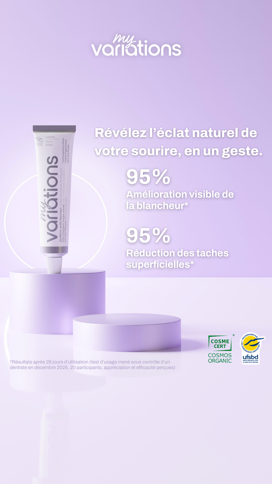 My Variations Facebook ad