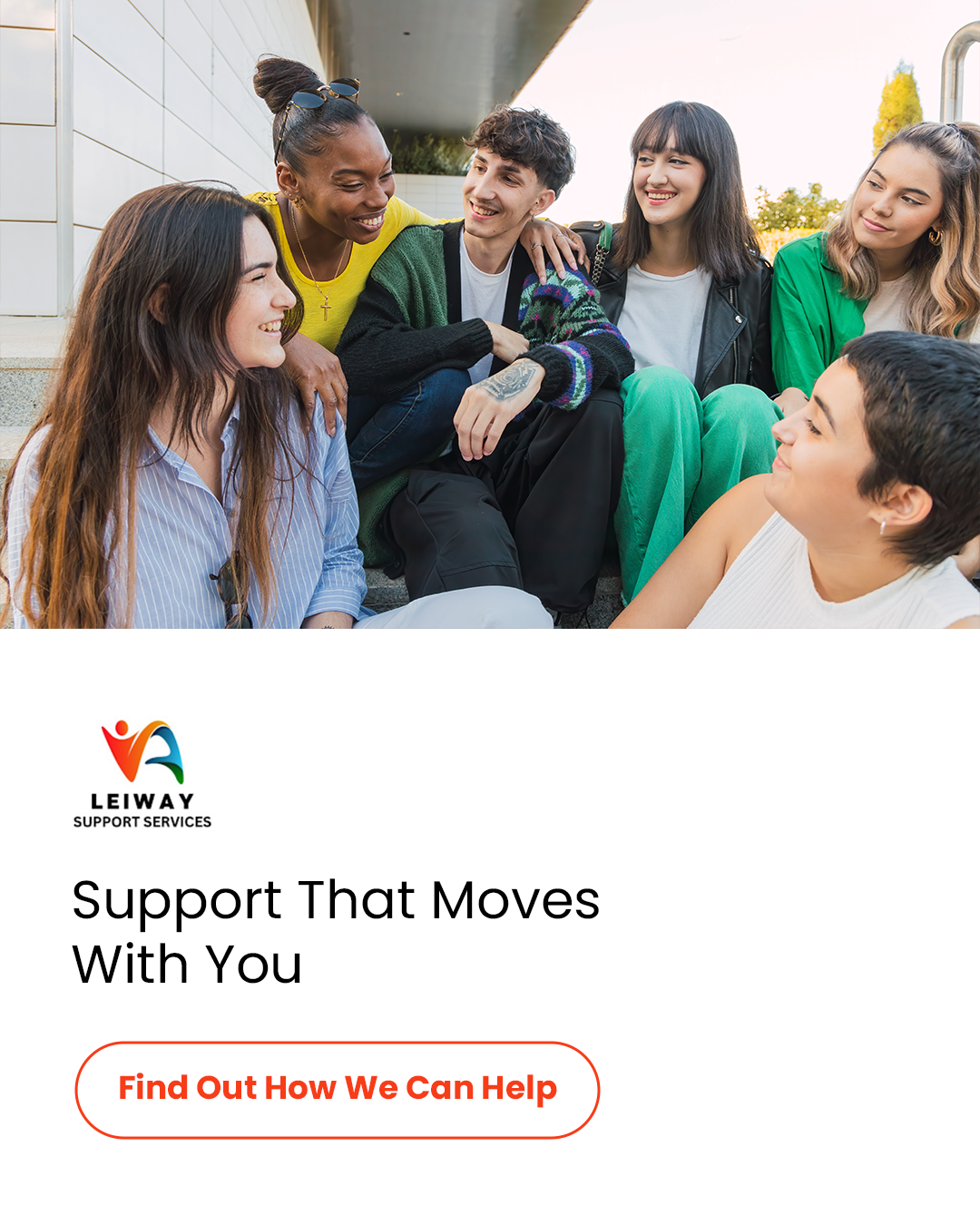Leiway Support Services Facebook ad: Empowering Neurodiverse Individuals