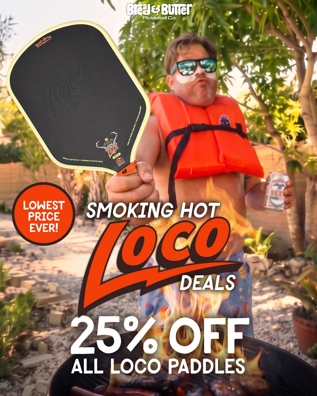 Bread and Butter Pickleball Facebook ad: 2025 Paddle of the Year is 25% off