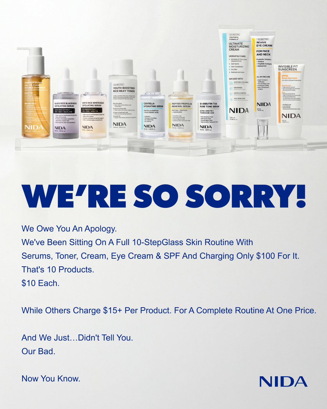 Korean Skincare 101 Facebook ad