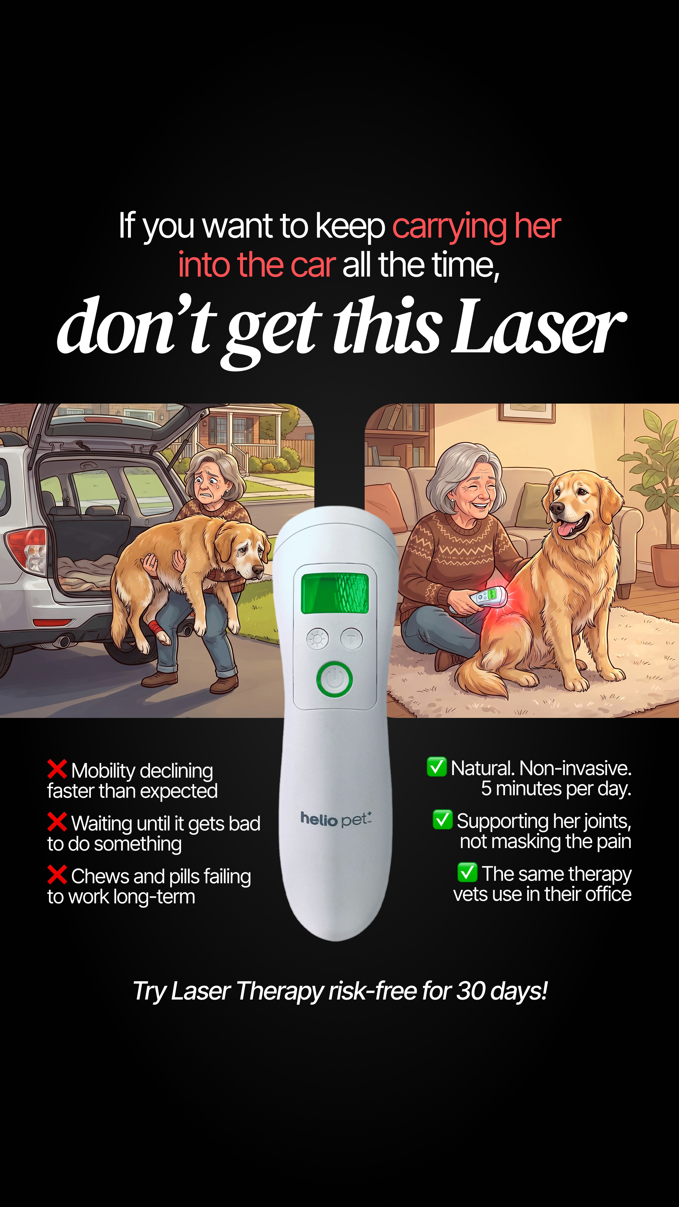 Helio Pet Facebook ad
