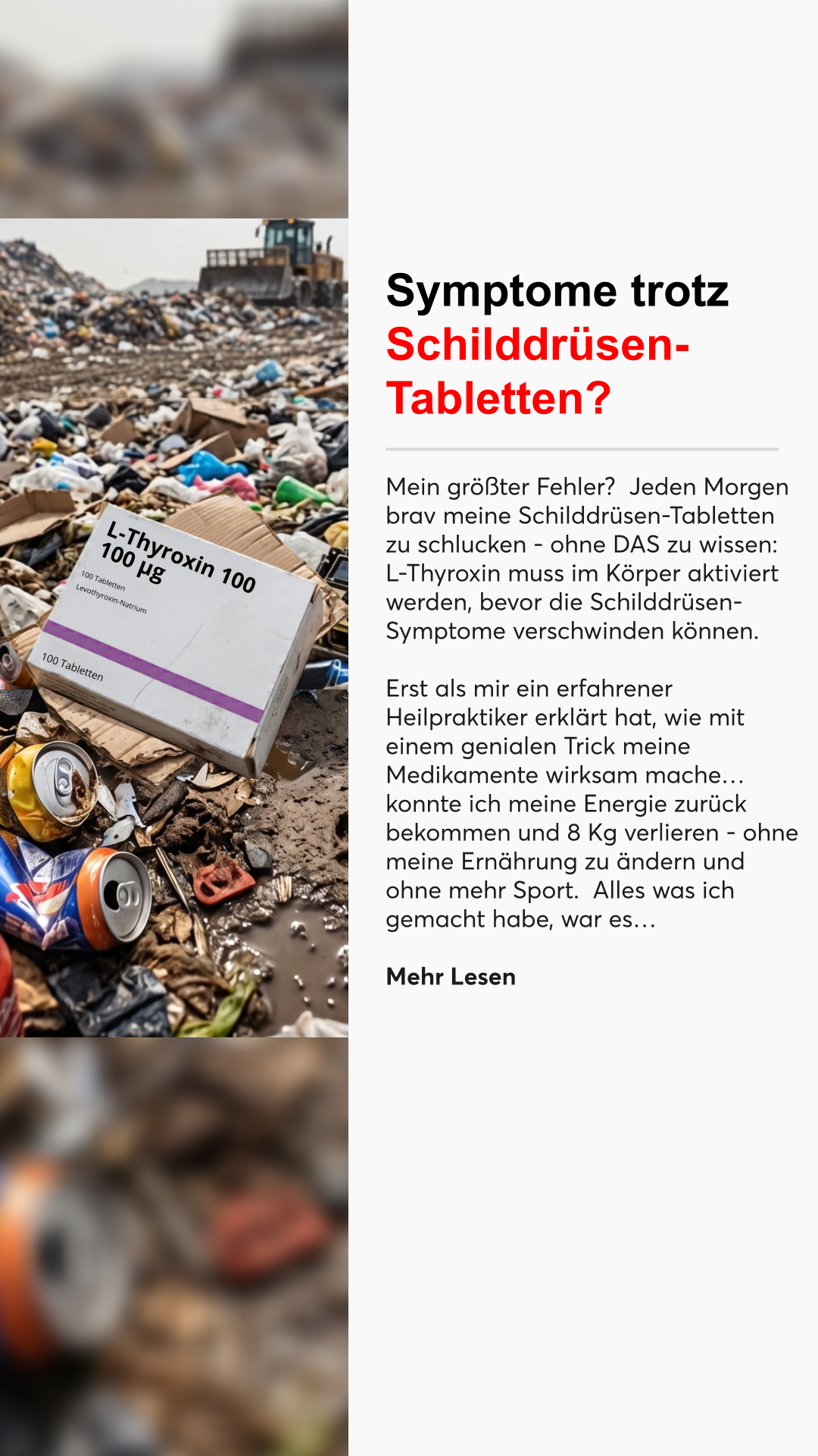 Mission Schilddrüse Facebook ad