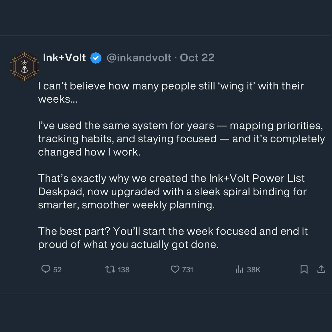Ink+Volt Facebook ad