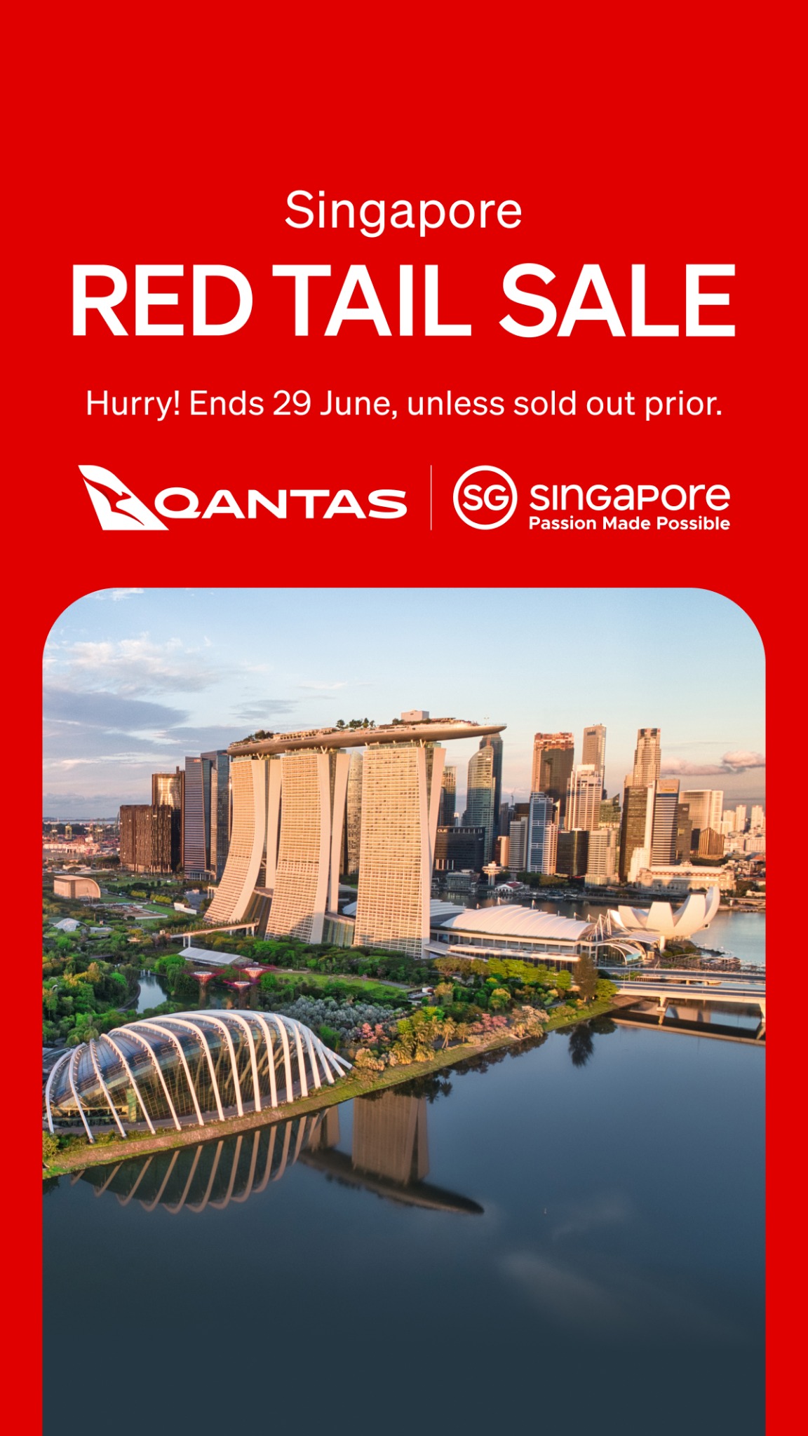 Qantas Facebook ad