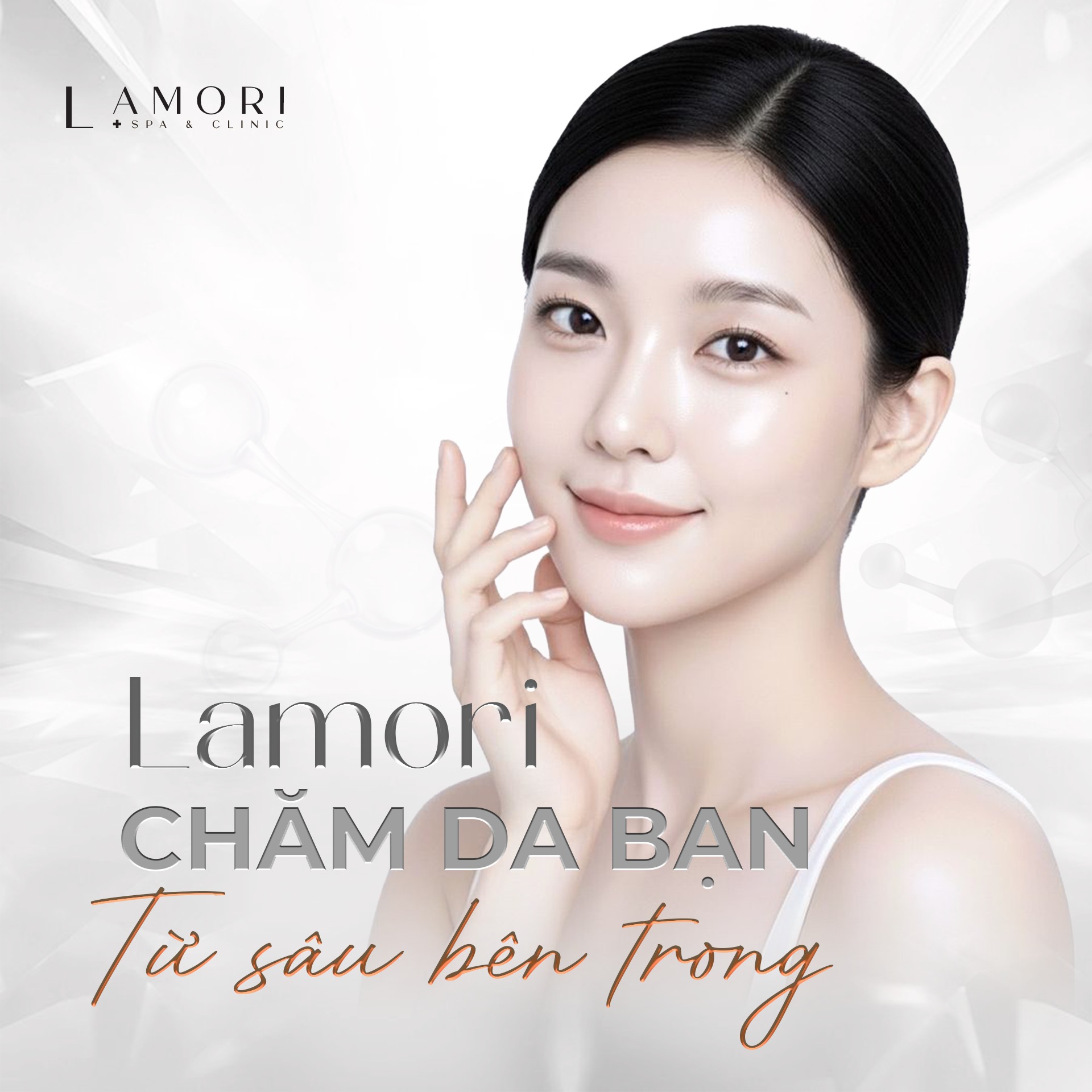 Lamori Clinic Facebook ad: Mỗi làn da là một câu chuyện khác…