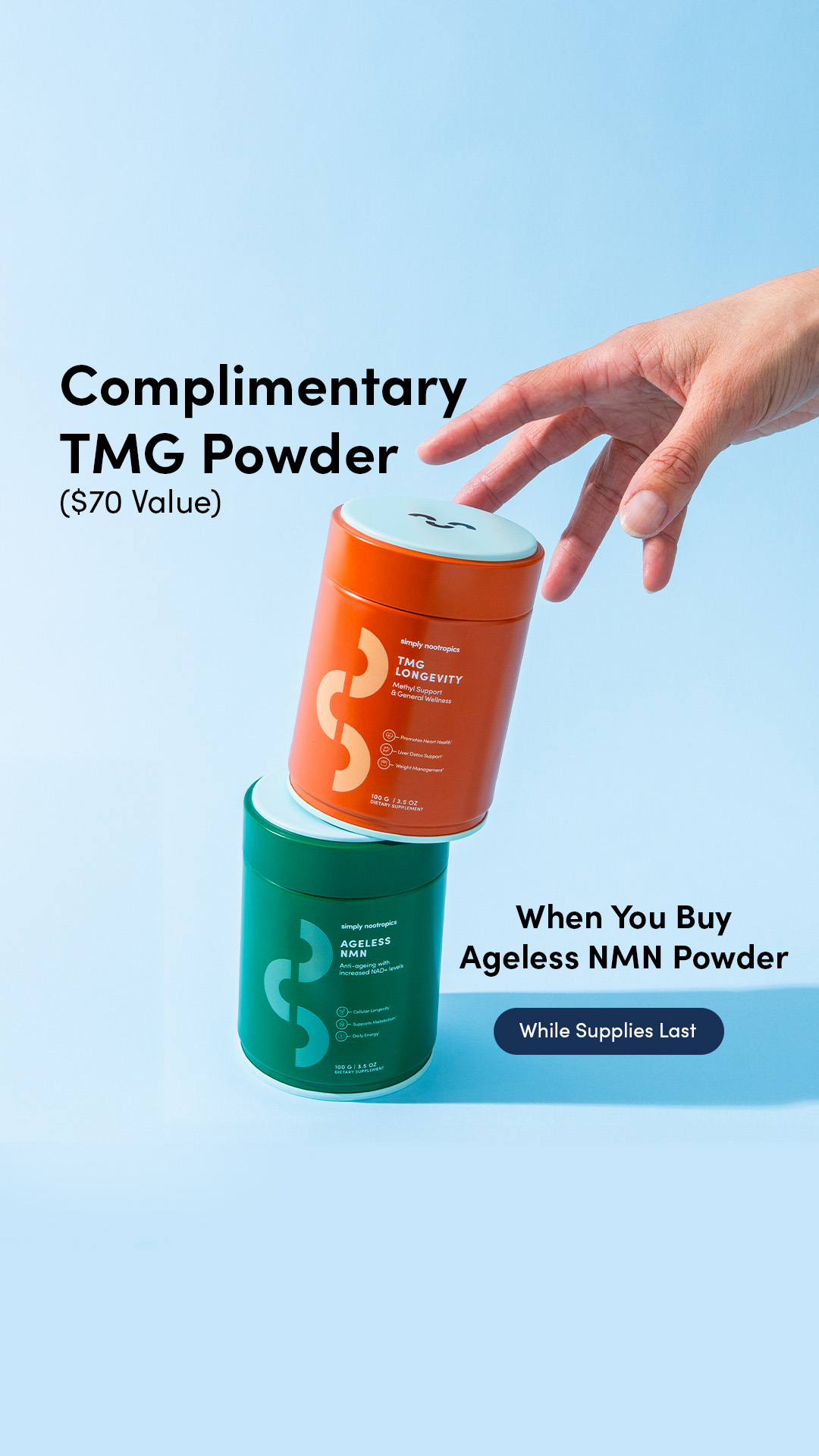 Simply Nootropics Facebook ad