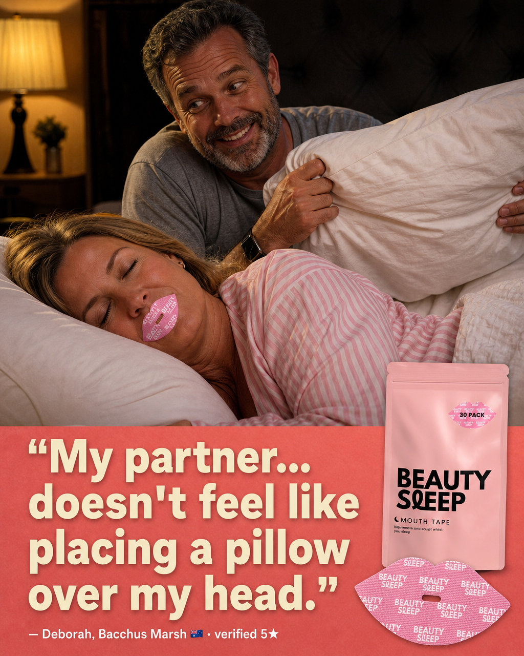 Beauty Sleep Facebook ad