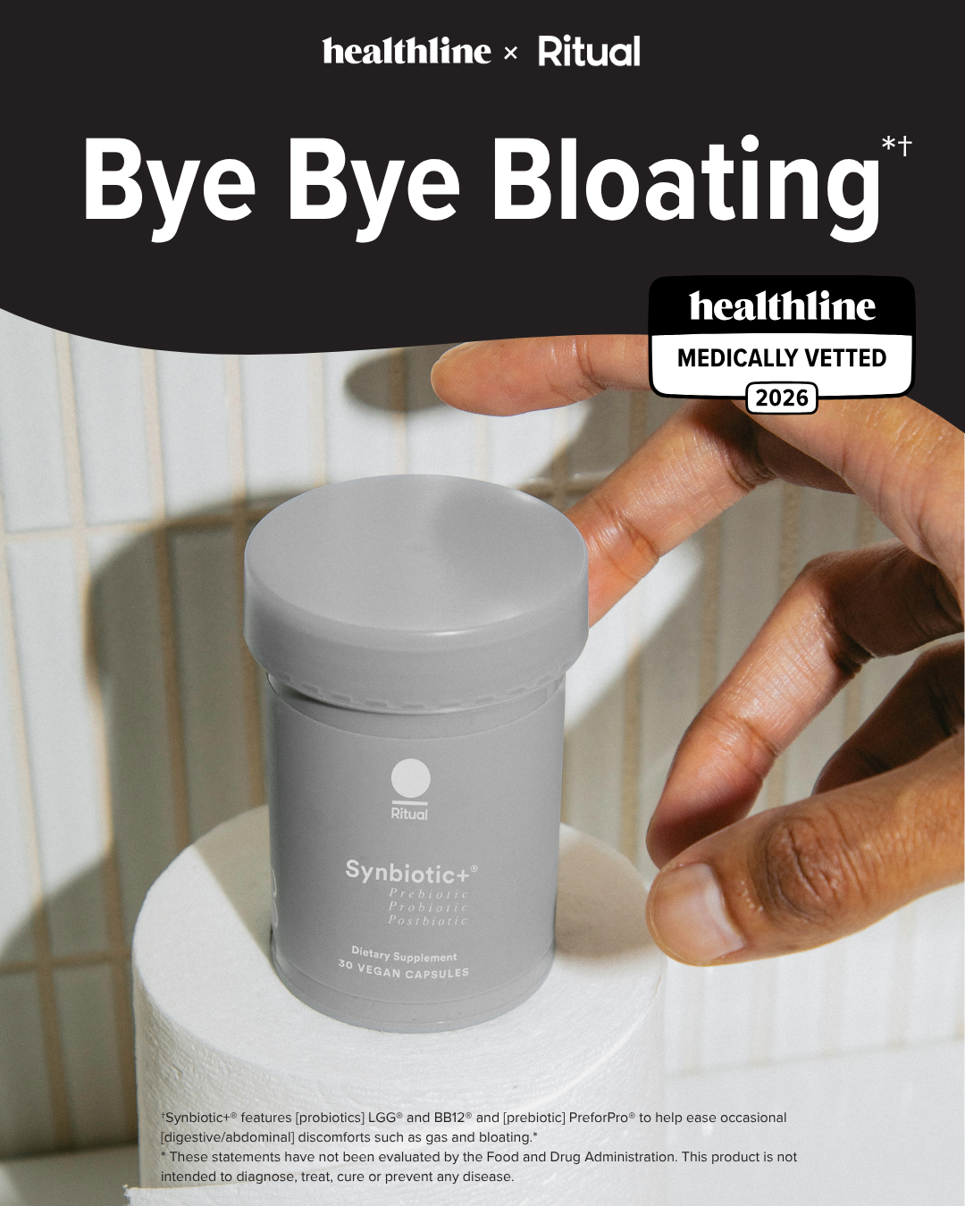 Healthline Facebook ad: Healthline Approved Synbiotic