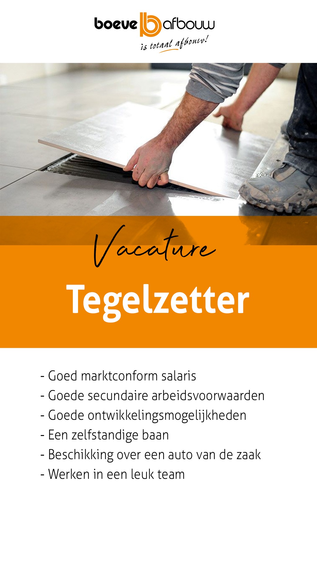 Boeve Afbouw b.v. Facebook ad