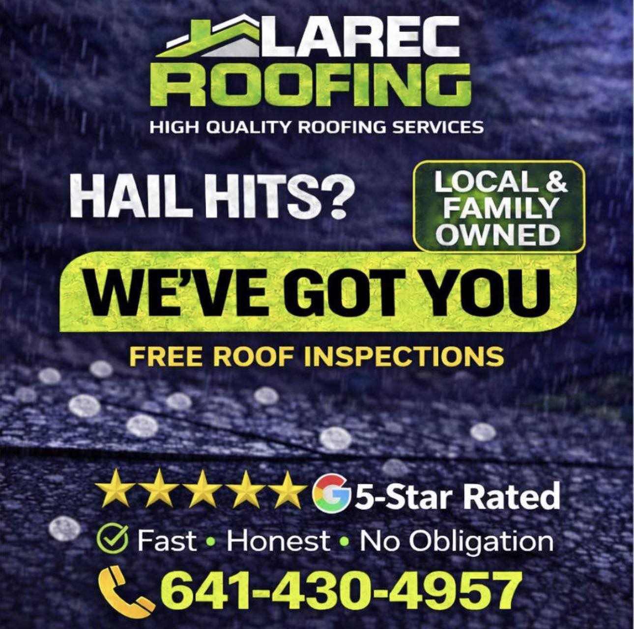 Larec Roofing Facebook ad