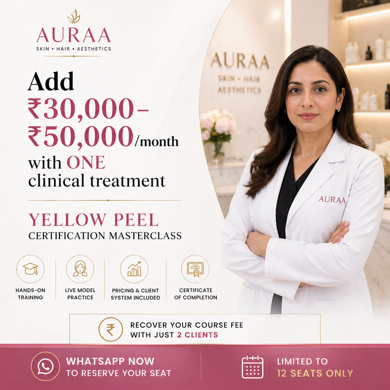 AILAM Facebook ad: Learn. Apply. Earn.