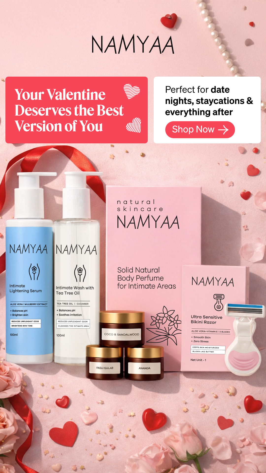 Namyaa India Facebook ad from Feb 13, 2026