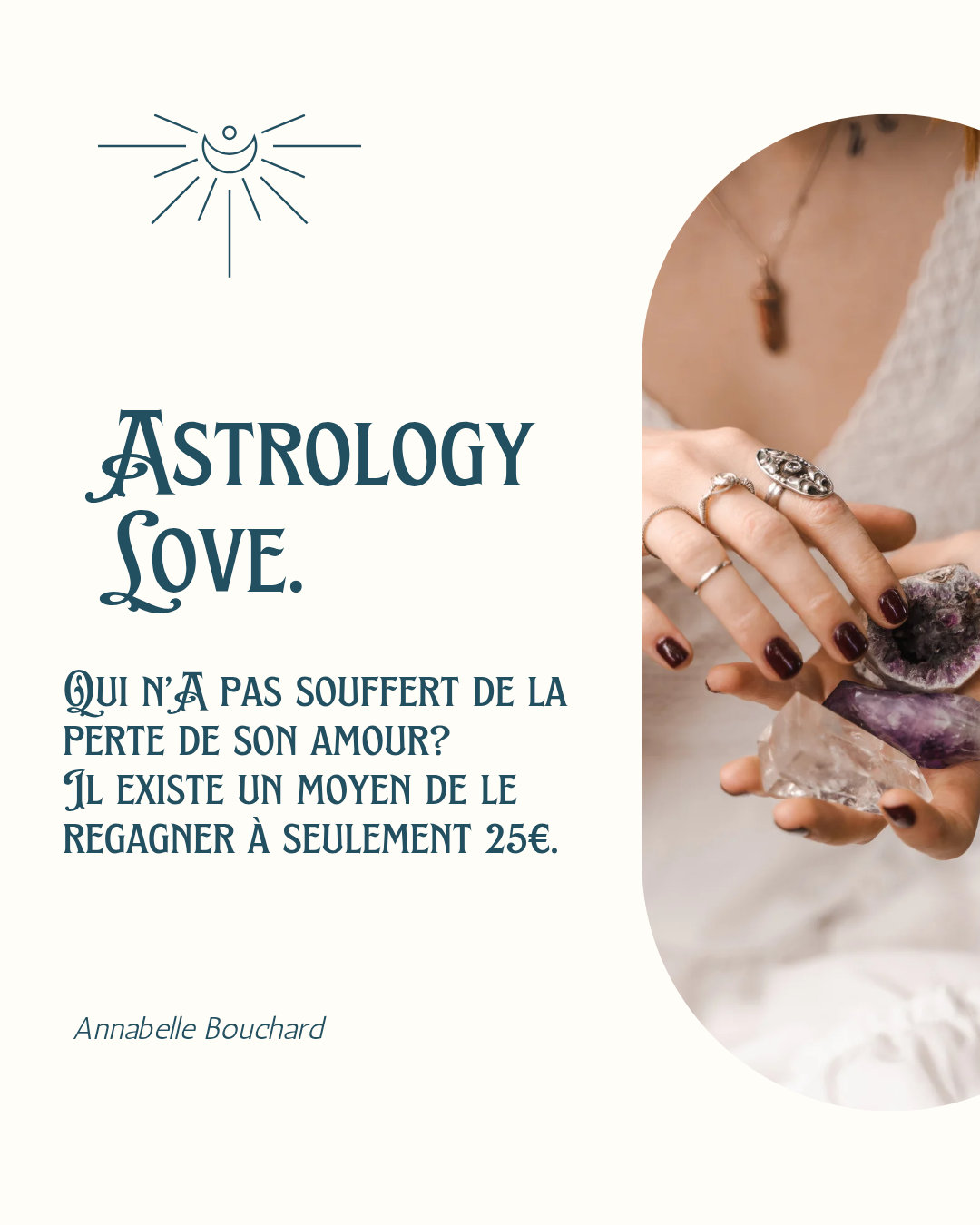 Perfect voyance Facebook ad: Voyance Amour