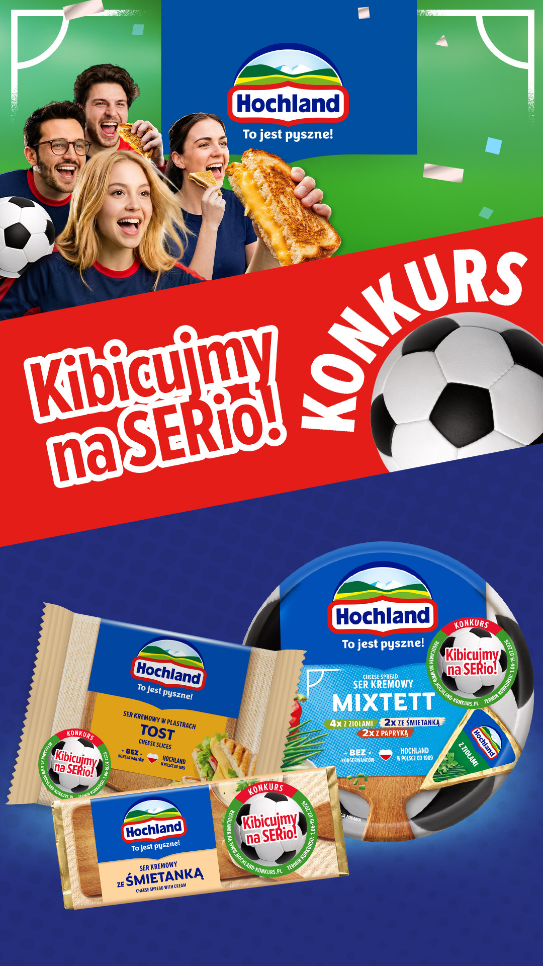 Hochland - To jest tost. Facebook ad from Jun 2, 2026