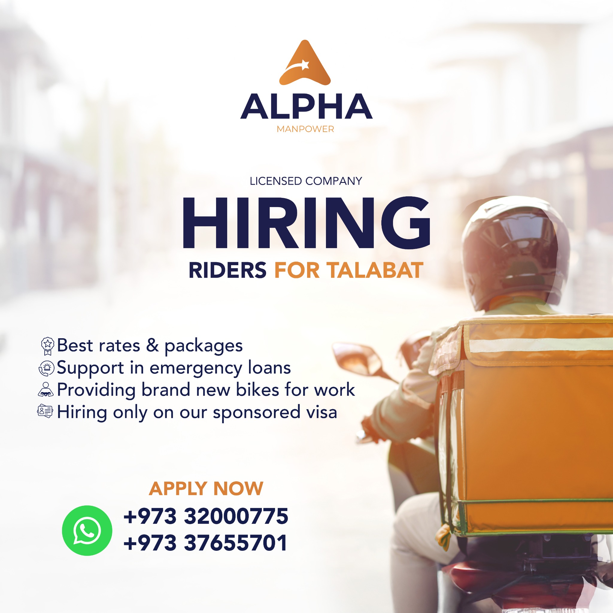 Alpha Manpower Facebook ad from Dec 4, 2025