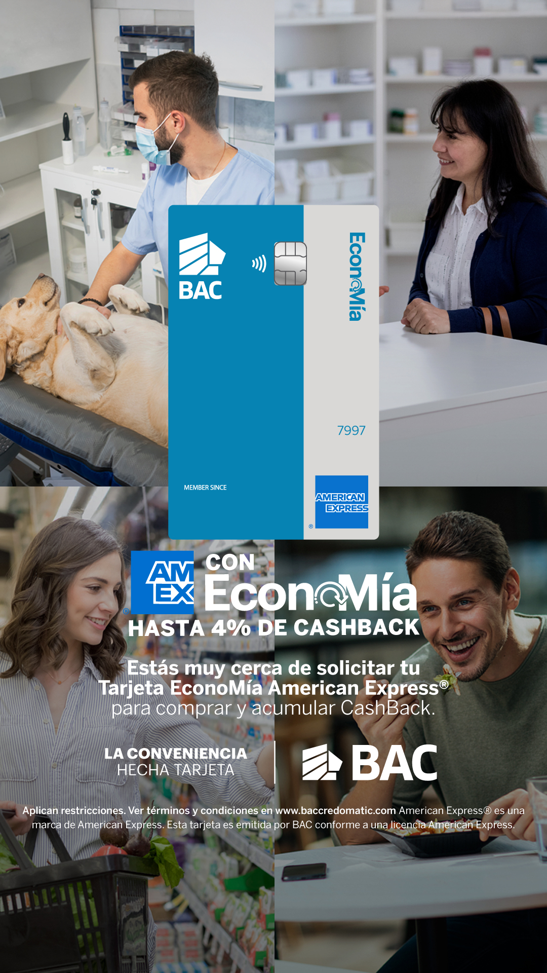 BAC Credomatic Facebook ad