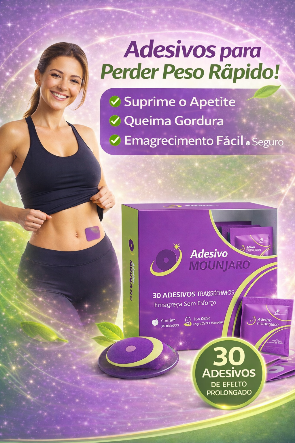Carla Rizzo Facebook ad: Adesivo Mounjaro - Faça o teste
