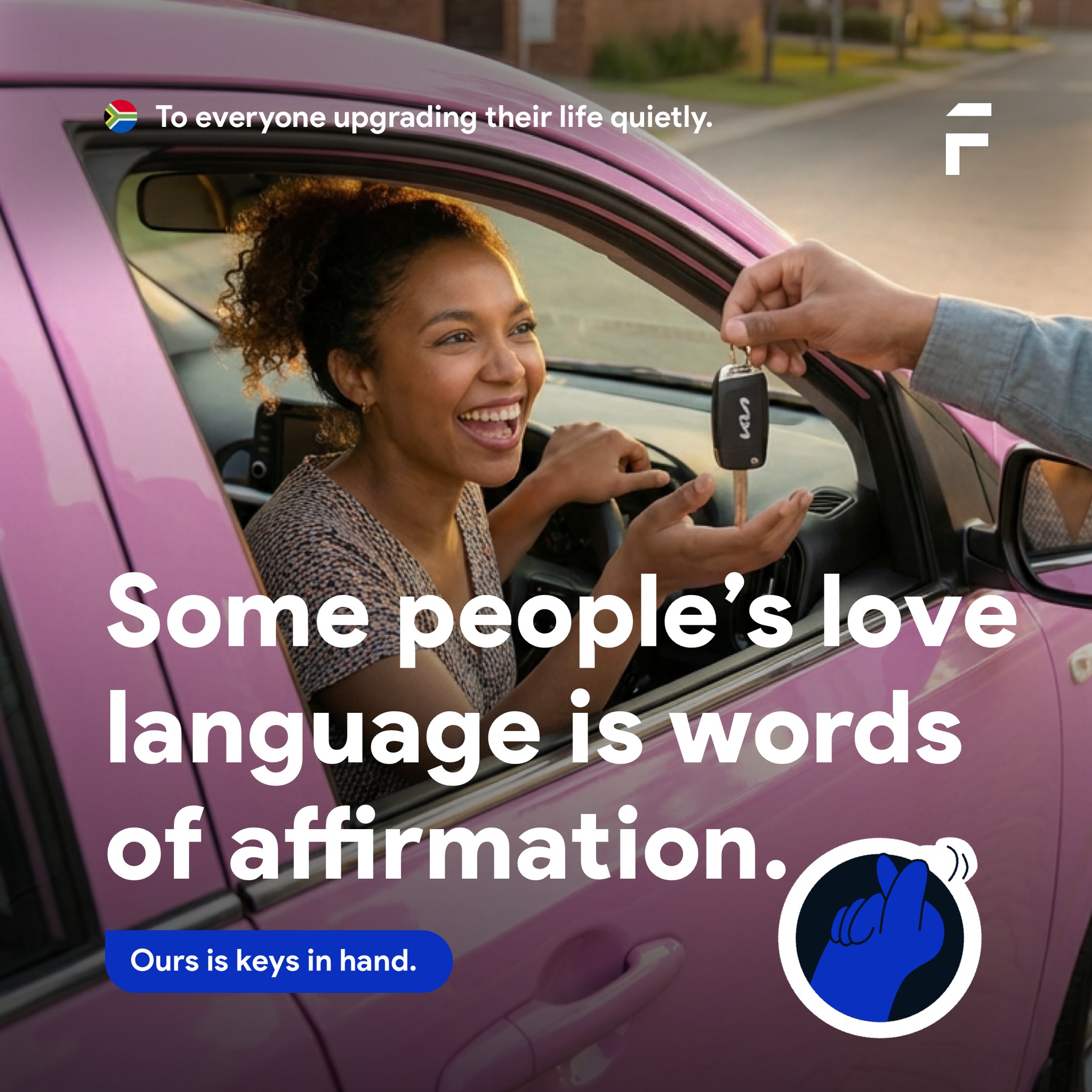 FutureRent Facebook ad: No sweet talk.