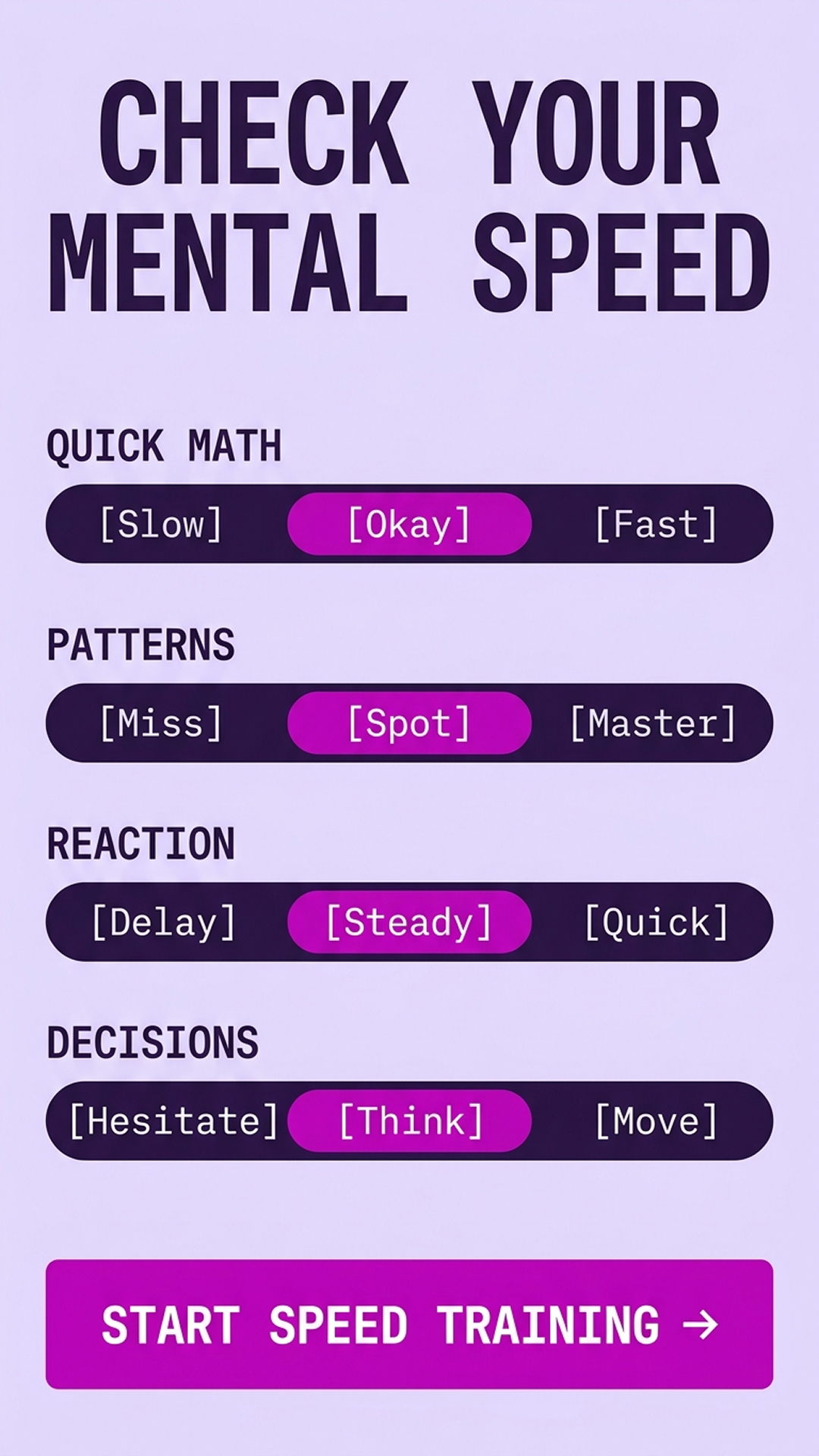 Impulse: Brain Training & Self-Discovery Facebook ad