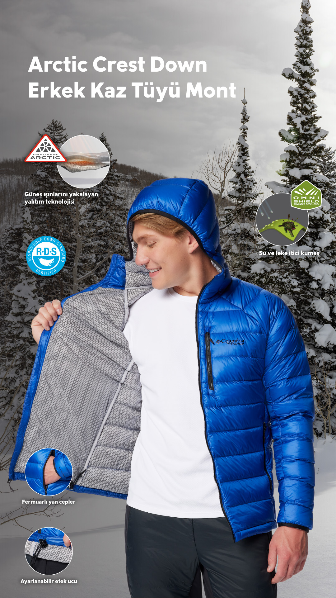 Columbia Sportswear Facebook ad from Dec 15, 2025