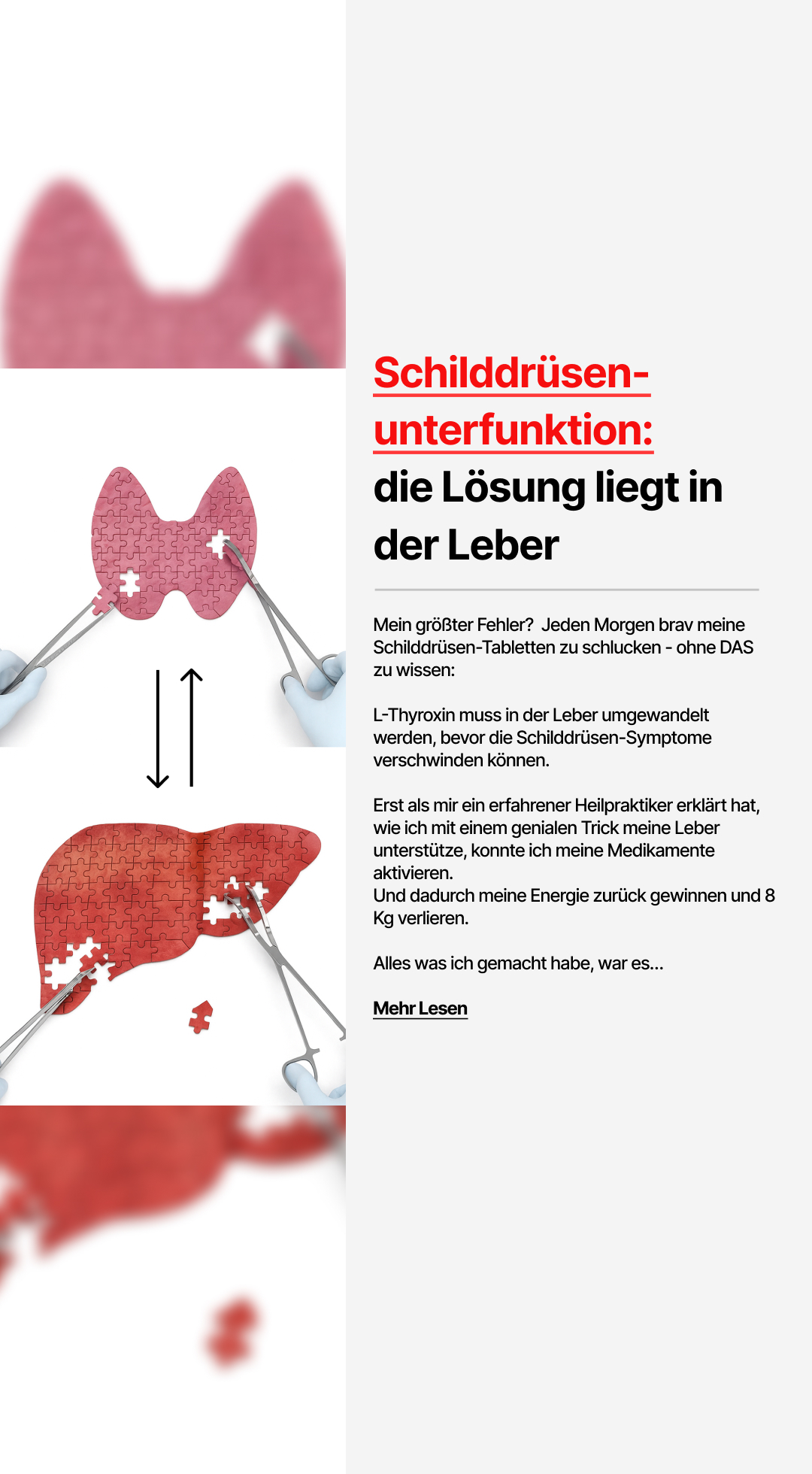 Mission Schilddrüse Facebook ad