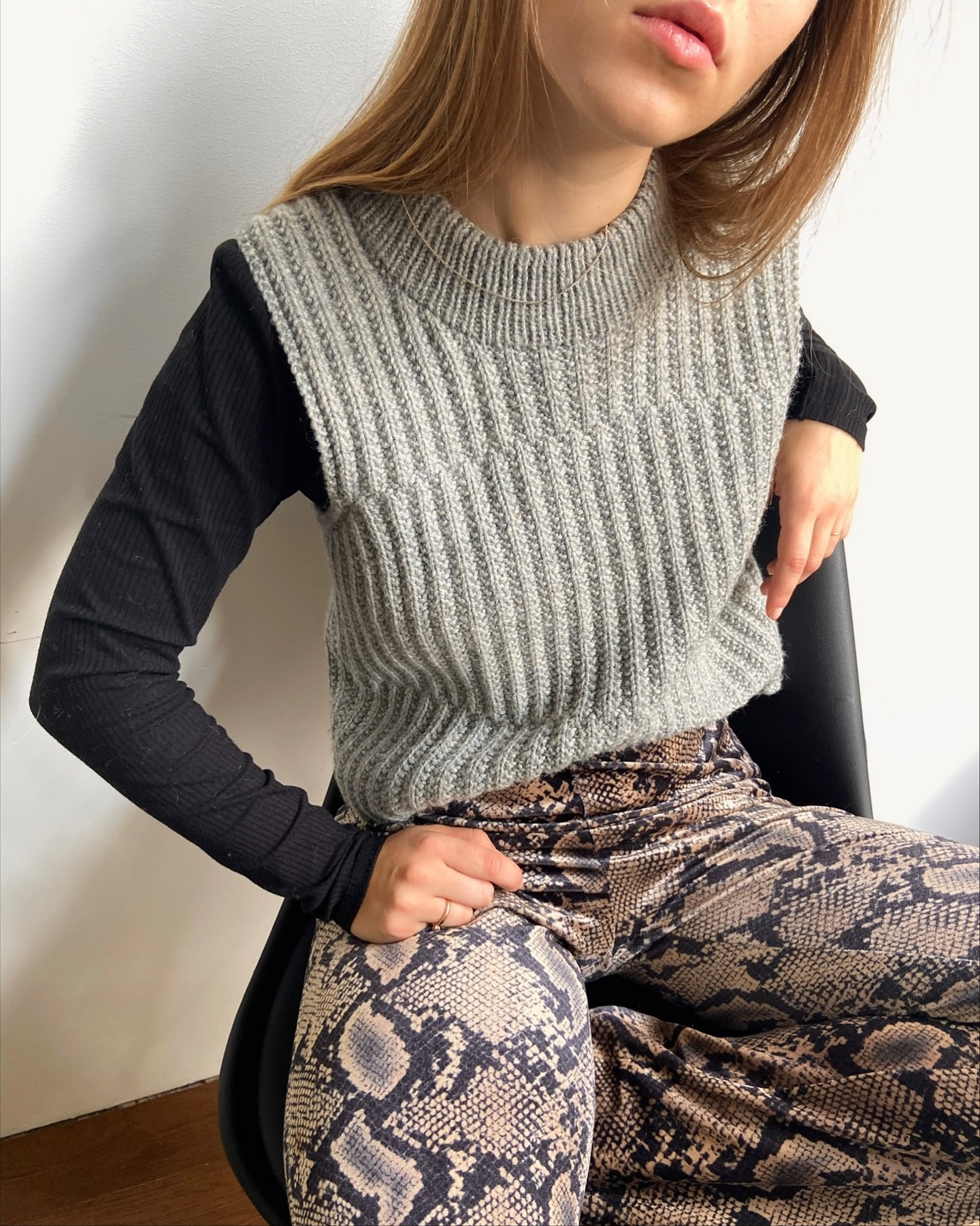 Lowkey.bold.knit Facebook ad: Grey fit for grey weather