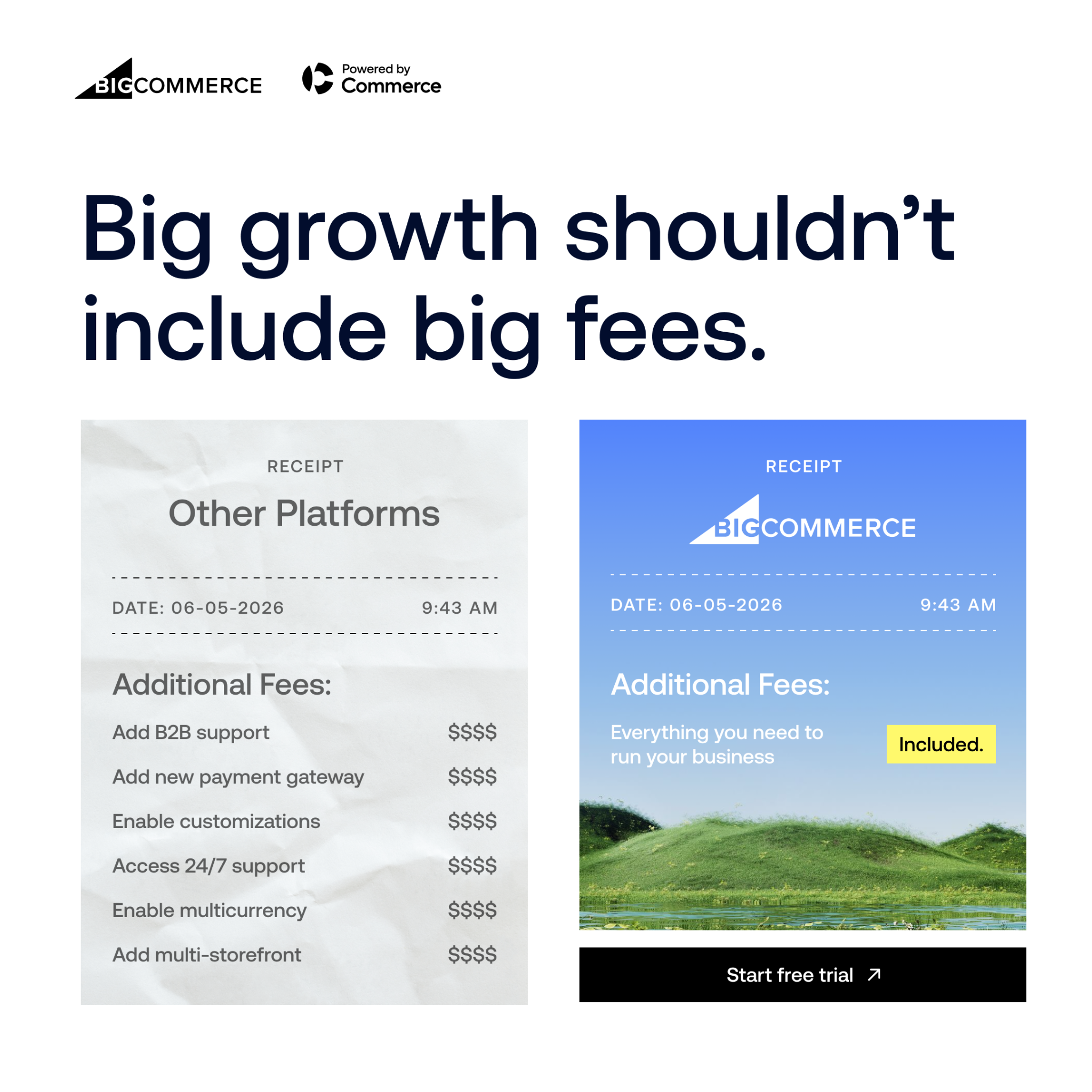 BigCommerce Facebook ad