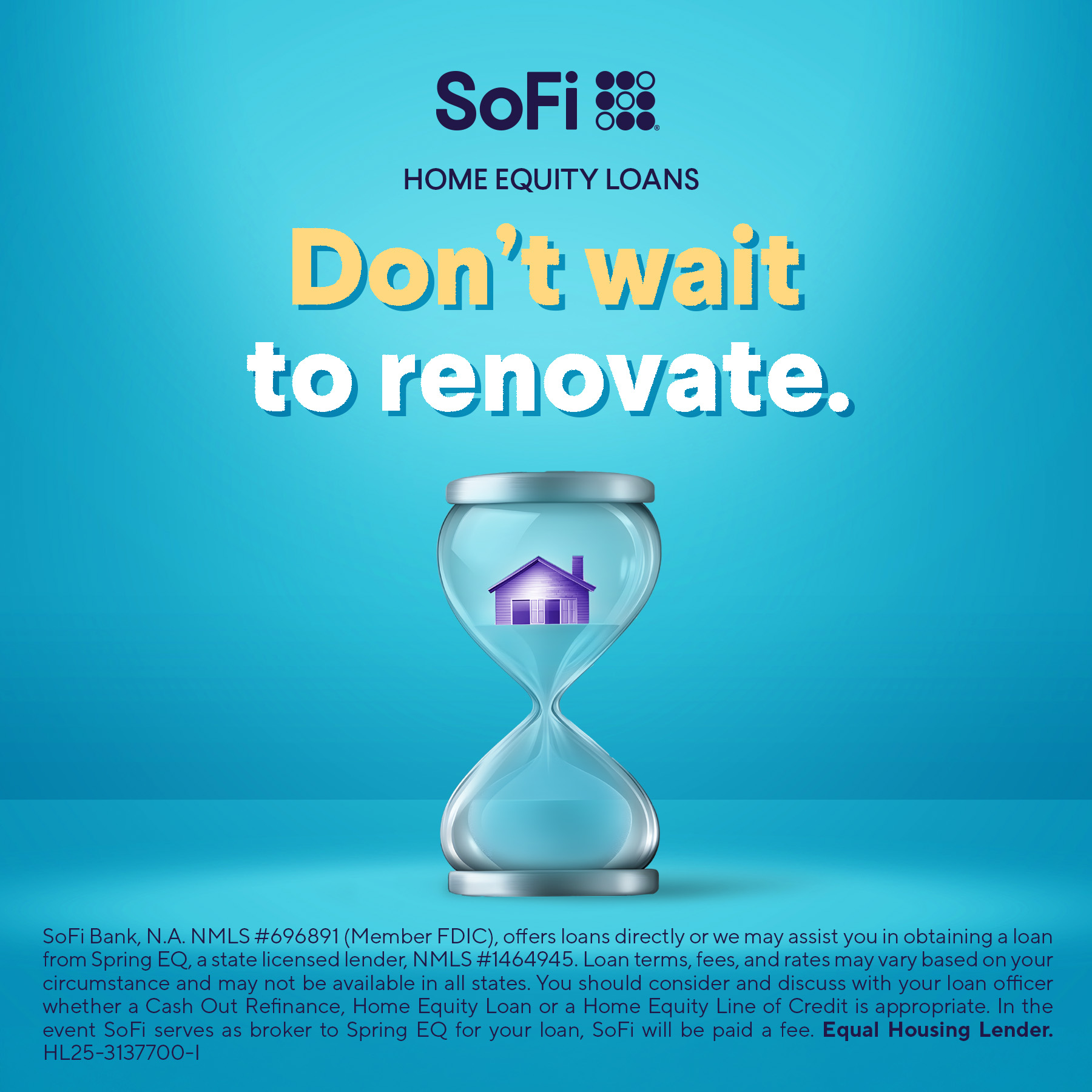 SoFi Facebook ad
