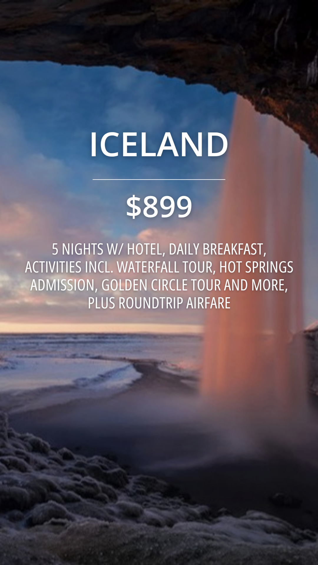 Travelzoo Facebook ad from Aug 5, 2026