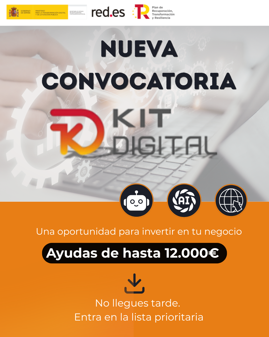 Ziinp Facebook ad: El Kit Digital volverá pronto.