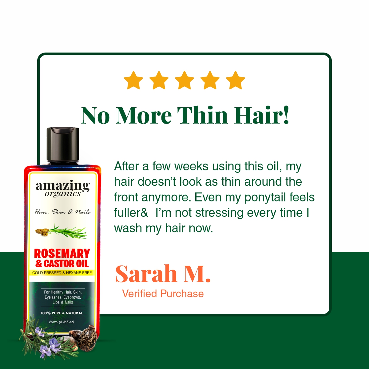 Amazing Organics Australia Facebook ad