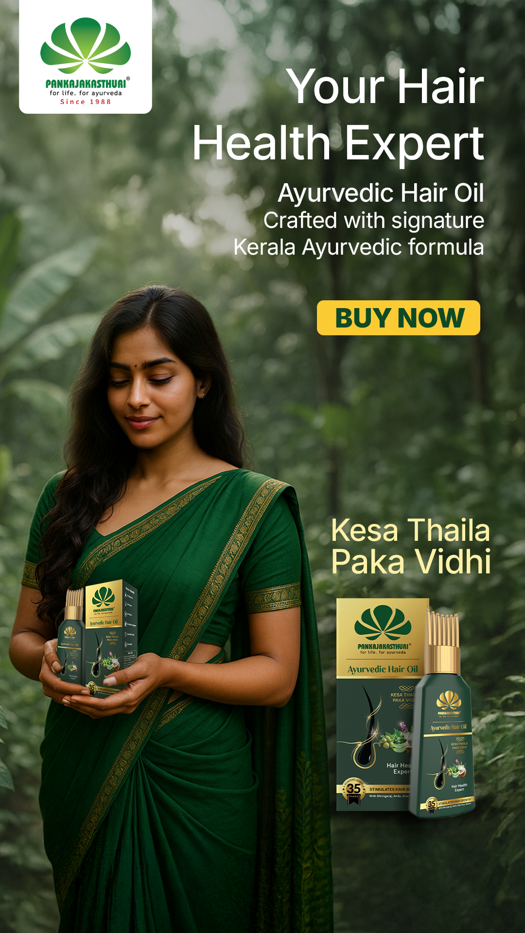 Pankajakasthuri Herbals Facebook ad